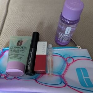 Clinique Makeup Set with Cosmetic Bag